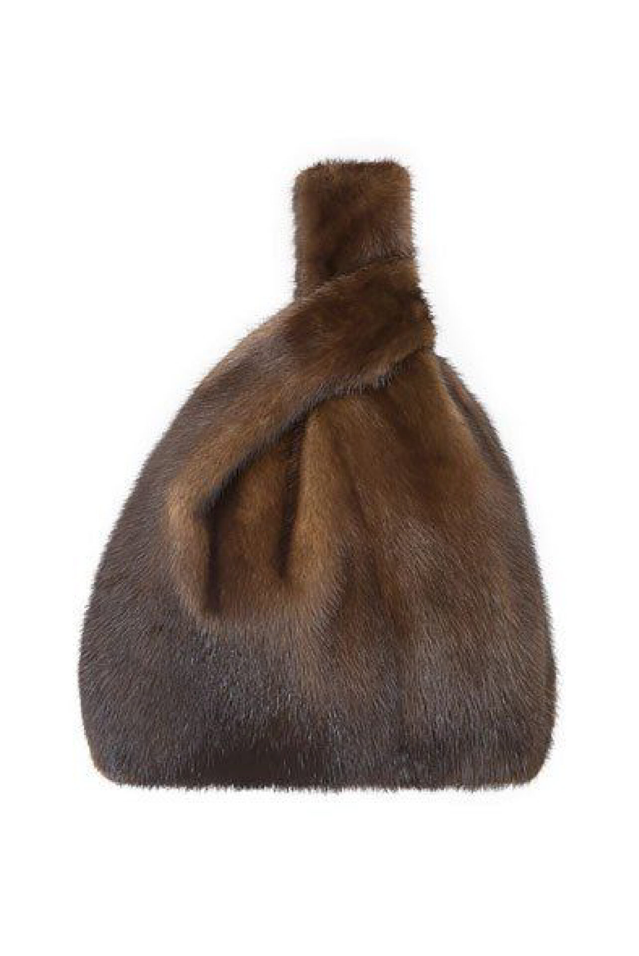 Real Mink Fur Tote Bag
